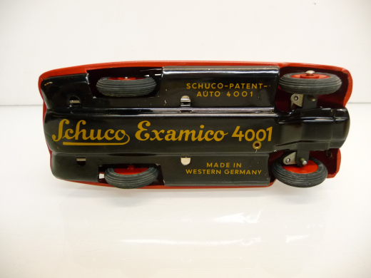 Schuco 4001 Examico rot Cabiolet Blech Replika der 50er Jahre Rarität