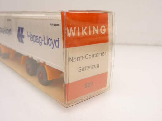 Wiking 521 15 D H0 Hanomag Henschel 3a/2a Container-SZ Hapag-Lloyd wie NEU in OVP !!
