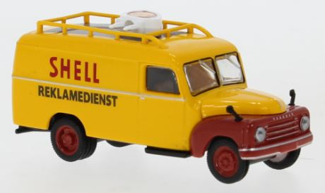 Brekina 95816 - Hanomag L 28 Kasten, Shell Reklamedienst