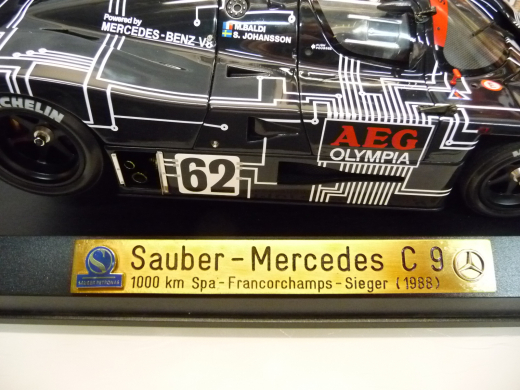 Exoto RLG18197 1:18 Sauber Mercedes C9 AEG #62 Winner 1000KM Spa 1988