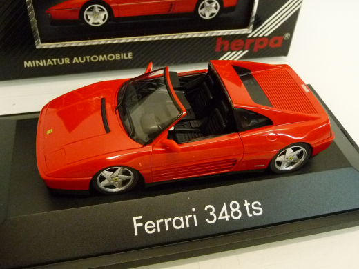Herpa 1020 1:43 Ferrari 348 ts rot 1989 - 1995 Neuware in OVP