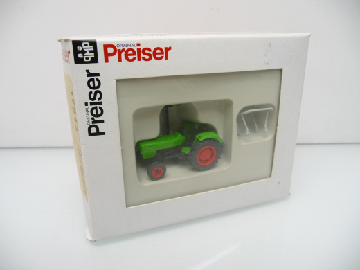 Preiser 17913 H0 Deutz Traktor D 6206 mit Mähbalken