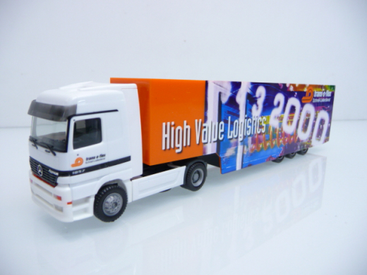 Herpa H0 Mercedes Benz 1857 LKW trans-o-flex High Value Logistics in OVP
