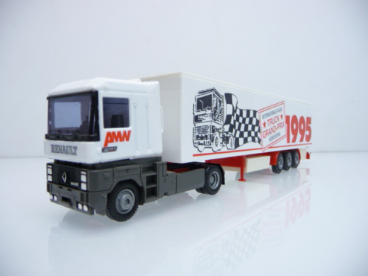 Albedo H0 Renault LKW Sattelzug Truck Grand Prix 1995 in OVP