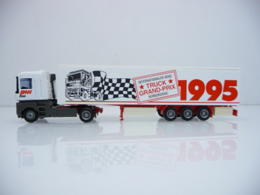 Albedo H0 Renault LKW Sattelzug Truck Grand Prix 1995 in OVP
