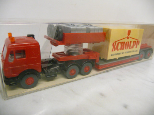 Wiking H0 0504 MB NG 1989 Schwerlast-SZ SCHOLPP in rot