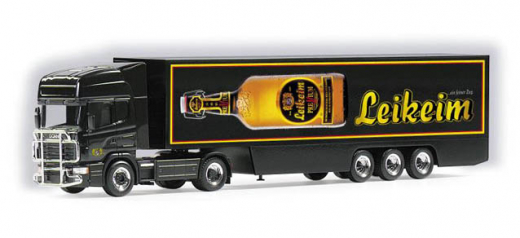 Herpa H0 147361 Scania TL Koffer-Sattelzug Leikeim