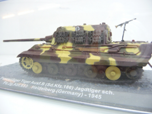 Panzerjäger Tiger Ausf.B. Jagdtiger sch. Pz.Jg.Abt 653 Heidelberg 1945 - De Agostini 1:72