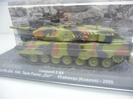 Leopard 2 A5 3.Pz.Btl. 104 Task Force Zur Kosovo 2000 - De Agostini 1:72