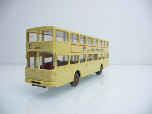 Wiking H0 Berlin-W BVG zum Nutzen aller Doppelstock Bus Wannsee 6