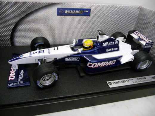 Mattel 50200 1:18 Williams FW23 F1 2001 Ralf Schumacher