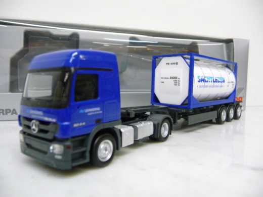 Herpa H0 902816 MB Actros L Tankcontainer-SZ Lehnkering