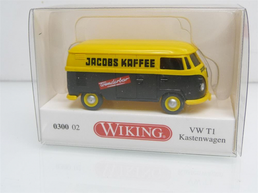 0300 02 VW T1 Kastenwagen Jacobs Kaffee in OVP Wiking 1:87