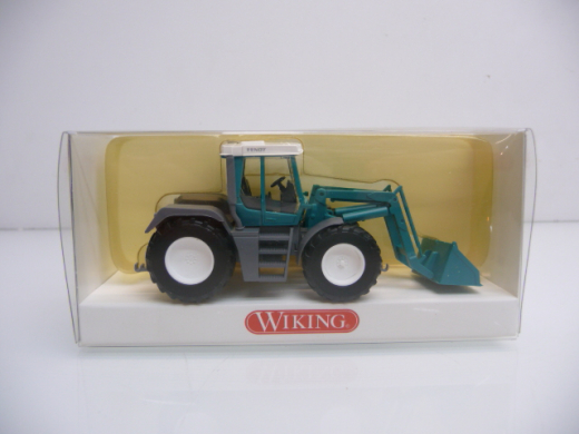 Wiking H0 380 40 31 Fendt Xylon Frontlader in grün Neuwertig in OVP