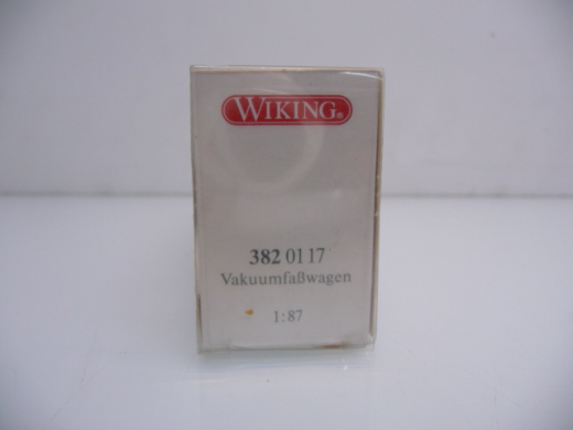 Wiking H0 382 01 17 Vakuumfaßwagen in rot grau Neuwertig in OVP