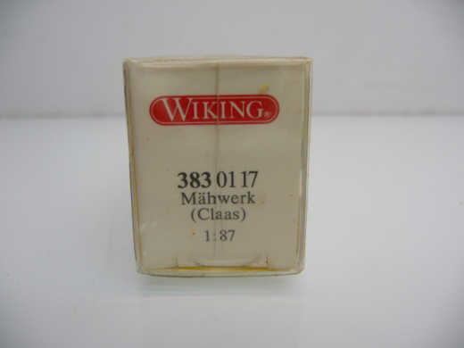 Wiking H0 383 01 17 Mähwerk (Claas) in grün Neuwertig in OVP