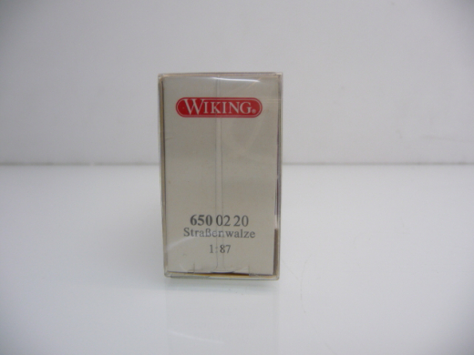 Wiking H0 650 02 20 Straßenwalze in braun Neuwertig in OVP