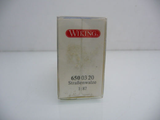 Wiking H0 650 03 20 Straßenwalze in blau Neuwertig in OVP