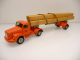 Tekno 449 Scania Vabis 76 Holztransporter orange near mint condition ca 1965