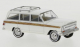 Brekina 19870 - Jeep Wagoneer B, weiss, Wooden Stripe, 1968