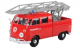 79584 - 1:24 Volkswagen T1 Leiterwagen der Feuerwehr Rot Motormax