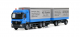 Herpa H0 287012 MB Actros L Pritschen-Planen-Hängerzug