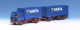 Herpa H0 811291 MB SK Pritscheplanehz Varta