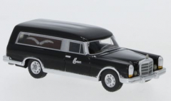BOS 87016 H0 1:87 Mercedes 600 (W100) Pullmann schwarz Bestattungswagen Hearse 1969