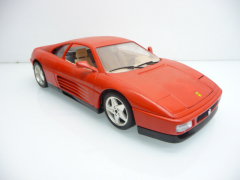 Ferrari 348 tb 1989 in rot aus Italien - Bburago 1:18