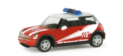 Herpa H0 048132 Mini Cooper BMW Werkfeuerwehr München