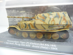 Panzerjäger Tiger P Elefant Sd.Kfz. 184 1.Kp./sch. Abt.653 Anzio 1944 - De Agostini 1:72
