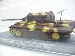 Panzerjäger Tiger Ausf.B. Jagdtiger sch. Pz.Jg.Abt 653 Heidelberg 1945 - De Agostini 1:72