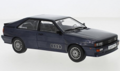 WhiteBox WB124102 1:24 Audi quattro, metallic-dunkelblau, 1981