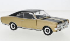 WhiteBox WB124105-O 1:24 Opel Commodore A GS/E Coupe, gold/schwarz