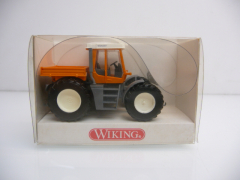 Wiking H0 380 02 29 Fendt Xylon mit Ladepritsche in orange Neuwertig in OVP
