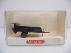 Wiking H0 869 01 18 Landwirtschaftlicher Anhänger in grau Neuwertig in OVP