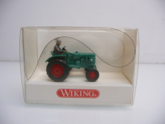 Wiking H0 877 01 21 Fahr Schlepper in grün Neuwertig in OVP