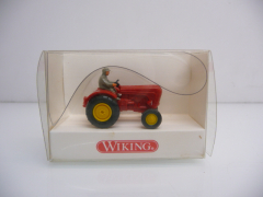 Wiking H0 878 01 21 Porsche Schlepper in rot Neuwertig in OVP