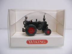 Wiking H0 880 02 18 Lanz Bulldog in schwarz Neuwertig in OVP